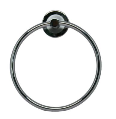 Dekor Havluluk Yuvarlak Kapaklı Mat Krom Delfin - 1