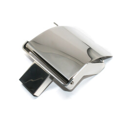 Dekor Paper Holder Clamshell Chrome - Dekor