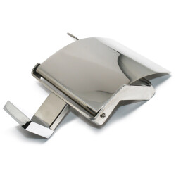 Dekor Paper Holder Lızbon Chrome with Lid (L75.75701) - Dekor