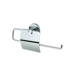 Dekor Towel Holder Paper Lid Matte Chrome Delfin - Dekor