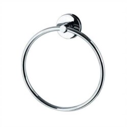 Dekor Towel Holder Round Chrome Ezgi - Dekor