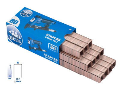 Delta Zımba Teli 80x10 (1 Paket 4000 Adet) - 1