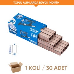 Delta Zımba Teli 80/10 (1 Koli - 30 Adet) - Delta
