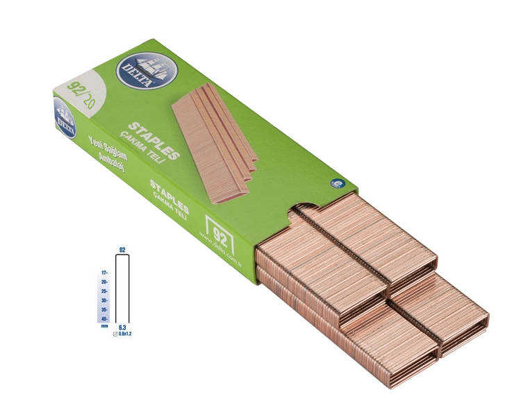 Delta Zımba Teli 92x20 (1 Paket 1200 Adet)  