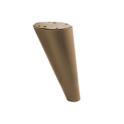 Dizayn Plastic Leg Cylinder 12 Cm Cappucino - Dizayn