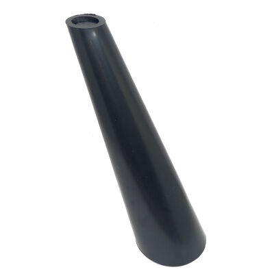 Dizayn Plastic Leg Cylinder 20 Cm Black - 1