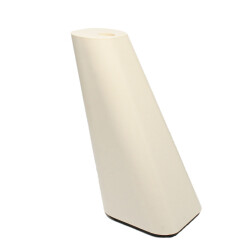 Dizayn Plastic Leg Horizontal 12Cm Oval Beige - Dizayn