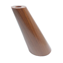 Dizayn Plastic Leg Horizontal 14Cm Oval Walnut - Dizayn
