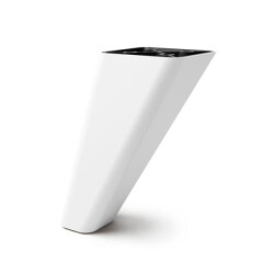 Dizayn Plastic Leg Horizontal 14Cm Oval White - Dizayn