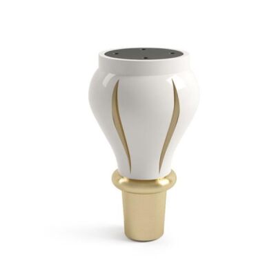 Dizayn Plastic Leg Roral 14Cm Patterned Shade Gold - 1