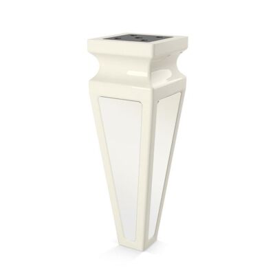 Dizayn Plastic Leg Turquoise 20cm Moonstone Plexi Nickel - 1