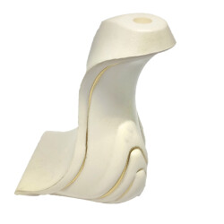 Dizayn Plastik Ayak 14cm Desenli Aytaşı Gölge Altın - Dizayn