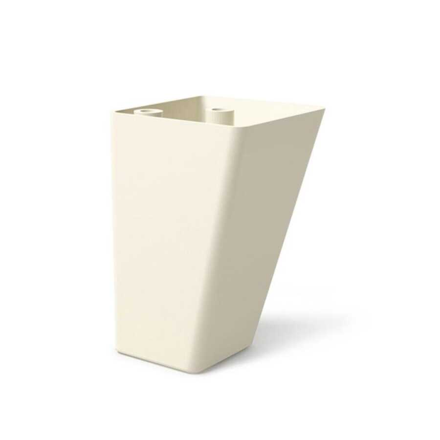 Dizayn Plastik Ayak Ardıç 10cm Krem (Bej)