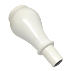 Dizayn Plastik Ayak Royal 18cm Düz Beyaz - 2