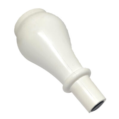 Dizayn Plastik Ayak Royal 18cm Düz Beyaz - 2