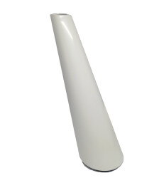 Dizayn Plastik Ayak Silindir 20cm Beyaz - Dizayn