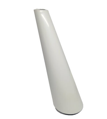 Dizayn Plastik Ayak Silindir 20cm Beyaz - 1