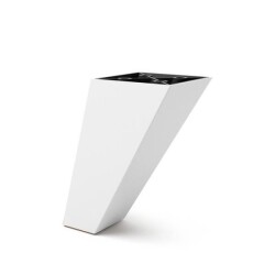 Dizayn Plastik Ayak Yatay 12cm Beyaz - Dizayn