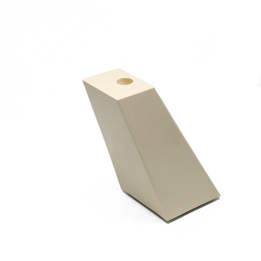 Dizayn Plastik Ayak Yatay 12cm Krem (Bej)