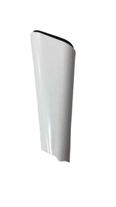 Dizayn Plastik Ayak Yatay 12cm Oval Beyaz