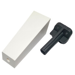 Dizayn Plastik Ayak Yatay 14cm Beyaz - Dizayn