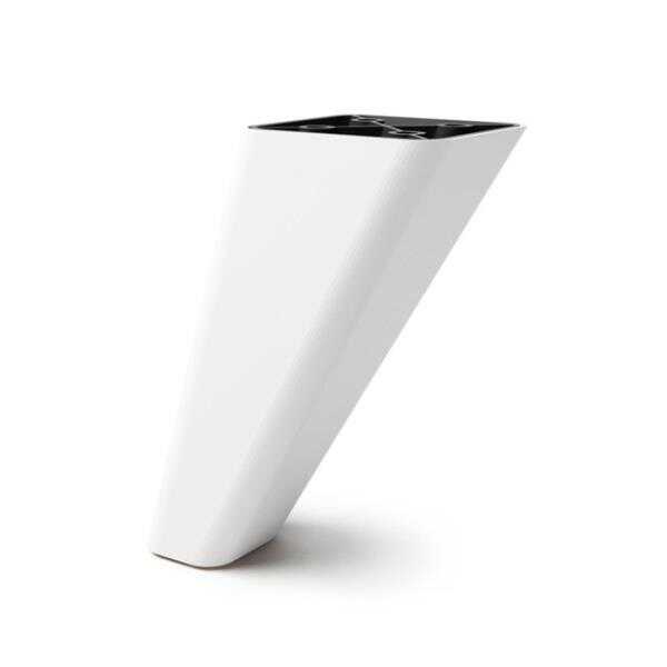 Dizayn Plastik Ayak Yatay 14cm Oval Beyaz