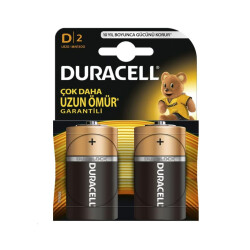 Duracell Battery D Large Size 1PK: 2 Pieces - Duracell