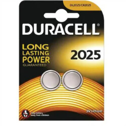 Duracell Pil 2025 3V Lityum 1PK: 2 Adet - Duracell
