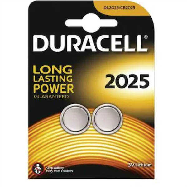 Duracell Pil 2025 3V Lityum 1PK: 2 Adet  