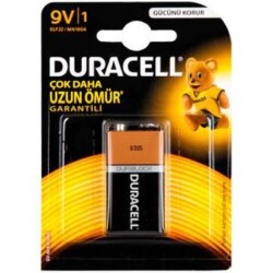 Duracell Pil 9V Tekli Paket - Duracell