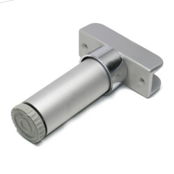 Eroglu Aluminium Leg U Fitting 10Cm Matte Chrome 30Mm - Eroğlu