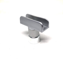 Eroglu Aluminium Leg U Fitting 5Cm Matte Chrome 30Mm - Eroğlu