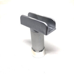 Eroglu Aluminium Leg U Fitting 8Cm Matte Chrome 30Mm - Eroğlu