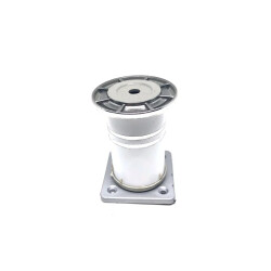 Eroğlu Aluminum Furniture Leg Eko Bilezik 10 cm 42mm White - Eroğlu