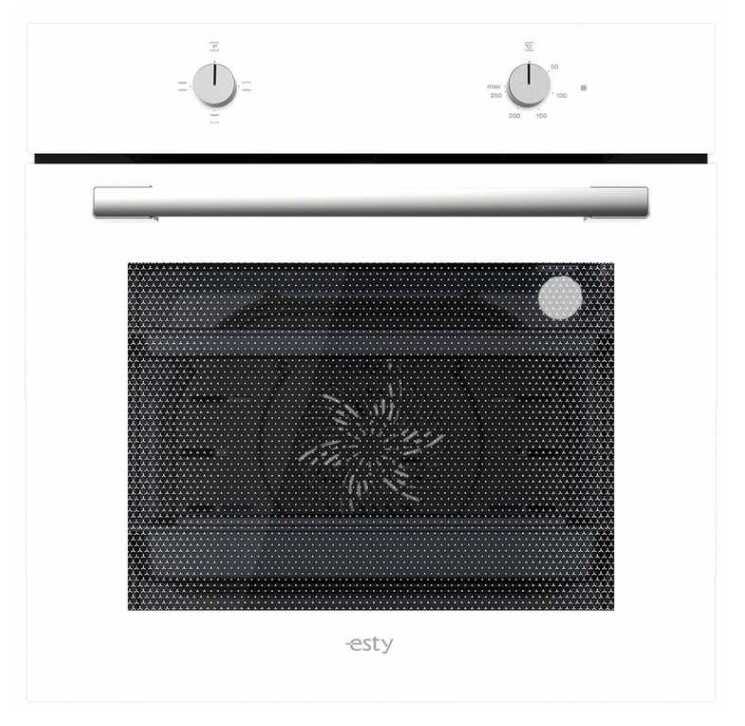 Esty AEF6601W02 Fırın E1 3 Fonksiyonlu Manuel Beyaz