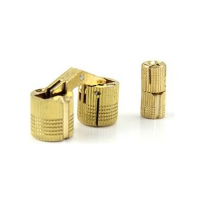 Ev Dekor Model 12007 Cylinder Table Hinge 14 mm Brass - 1