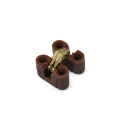 Ev Dekor, Plastic Table Hinge Oval Brown - Ev Dekor