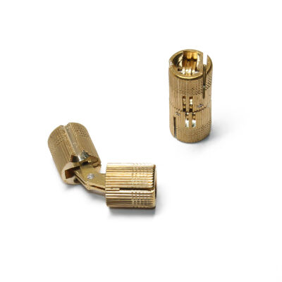 Ev Dekor Silindir Masa Menteşesi 12mm Pirinç - 1