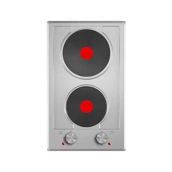 Evii 222İA-Ç Elektrikli Çift Göz Ocak Inox  