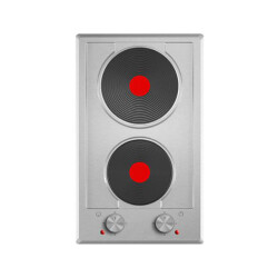 Evii 222İA-Ç Elektrikli Çift Göz Ocak Inox - 1