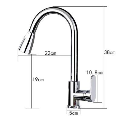Flexo Sink Faucet KS10S01 Spiral Inox - 2