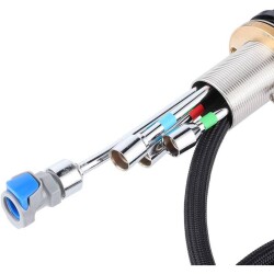 Fleko Spiral Sink Mixer SP4 434 C Purified Black - 3