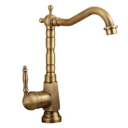 Flexo Hisar Kitchen Sink Faucet Matte Gold - 1