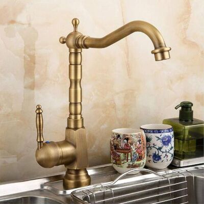 Flexo Hisar Kitchen Sink Faucet Matte Gold - 2