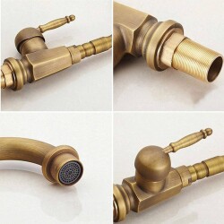 Flexo Hisar Kitchen Sink Faucet Matte Gold - 3
