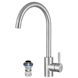 Flexo Sink Faucet KS1S01 Inox - Fleko