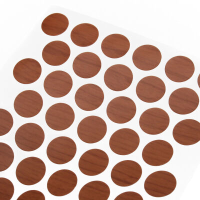 Furniture Adhesive Screw Cover 14mm Light Cherry - 2