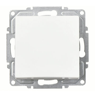 G&uuml;nsan Single Switch White Vısage Series - 1