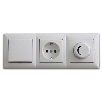 G&uuml;nsan Triple Frame Vısage Series White - 1