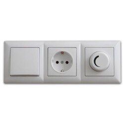 G&uuml;nsan Triple Frame Vısage Series White - Günsan